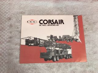 Rare 1977 Corsair Oil Rig Trucks Dealer Sales Brochure