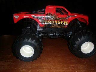 Hot Wheels Monster Jam Gunslinger 1:24 Ford Lifted 4x4 Diecast 2015 Rare B1
