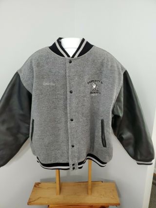 Rare Exclusive Property Of Grumpy U Walt Disney Varsity Jacket - L/xl Wool Blend