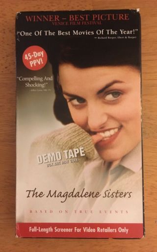 The Magdalene Sisters Rare Screener Vhs Peter Mullan Irish Catholic Drama