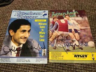 Spurs Programme V Saints,  Fa Cup,  1983 And Other Both Signed By O Ardilles Rare
