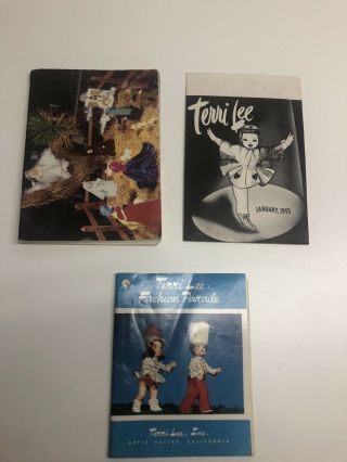(3) Vintage Terri Lee Doll Catalogs