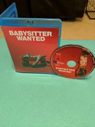 Babysitter Wanted (blu - Ray,  2019) Region English Audio Rare Horror
