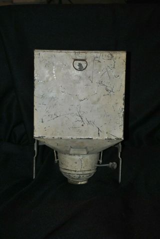 Vintage Antique Hoosier Cabinet Flour Bin With Sifter Hardware Bracket