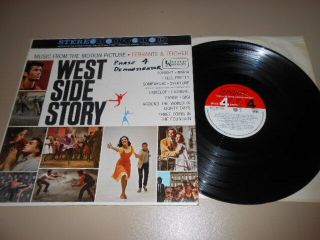 West Side Story Movie Soundtrack Lp,  Rare Phase 4 Stereo Promo