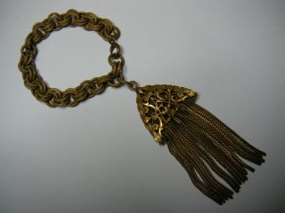 Vintage " Joseff Of Hollywood " Large Tassel Bracelet.  Rare Find