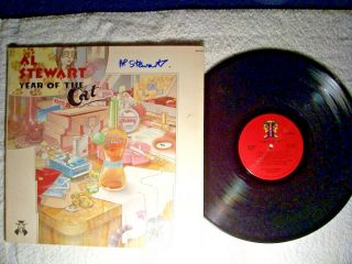 Al Stewart " Year Of The Cat " Autographed Record Vinyl Rare