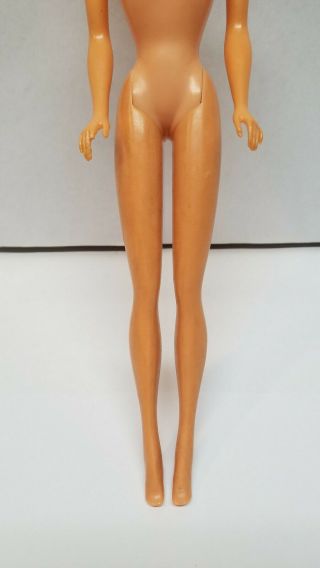 Vintage 1962 Brunette Midge Barbie Doll Blue Eyes Straight Leg 2