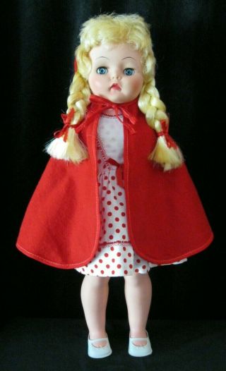Red Riding Hood By Ellanee – 19” Doll Circa 1965