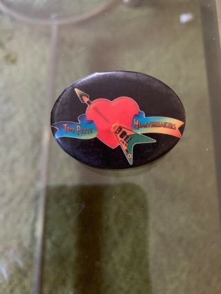 Rare Vintage 70s Tom Petty And The Heartbreakers Pin Promotional Button Badge