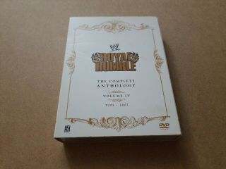 Wwe Royal Rumble Anthology Volume Iv 4 2003 - 2007 5 Disc Dvd Rare Wrestling Wwf