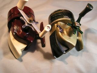 Vintage Shakespeare Push - Button Casting Reels Models 1700,  1765