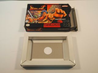 Breath Of Fire (nintendo Entertainment System) Rare Box Snes Rpg Authentic