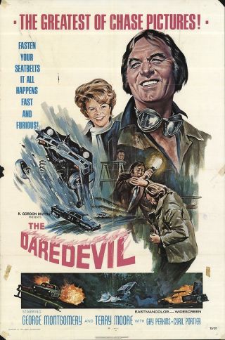 35mm Feature - The Daredevili - 1972.  Rare Usa Exploitation.  Italian Language.
