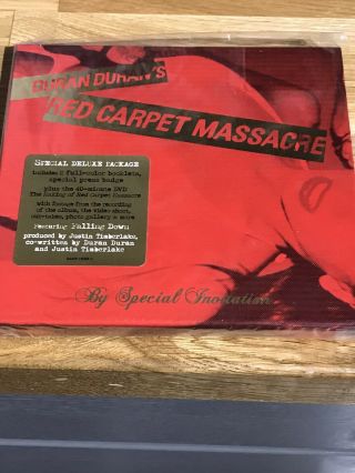 Rare Duran Duran Red Carpet Massacre 2 Disc Set Cd & Dvd