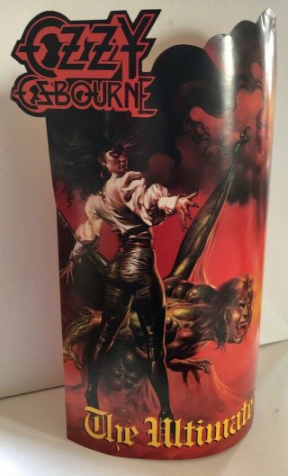 Ozzy Osbourne The Ultimate Sin ULTRA RARE vintage promo counter top display ' 86 2