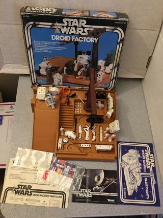Star Wars Vintage 1977 Droid Factory Complete W/ Box Rare Stickers R2 - D2