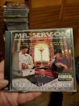Life Insurance By Mr.  Serv - On (cd,  1997,  No Limit Records) Rare Oop