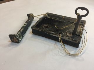 Vintage/antique Mortise Lock Set With Key