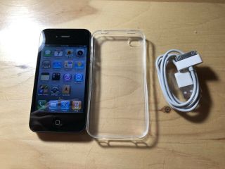 Apple Iphone 4 - 16gb - Black (verizon) A1349 (cdma) Rare Ios 4.  2.  10