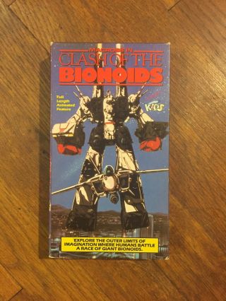Macross In - Clash Of The Bionoids Vhs 1984 Rare Oop Anime