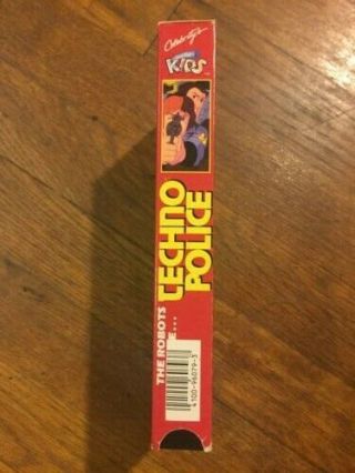 TECHNO POLICE VHS 1982 Full Length Animated Feature Film anime TOHO Rare OOP 2