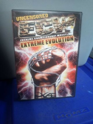 Ecw / Wwe - Extreme Evolution (dvd,  2000) Authentic Us Release Rare Out Of Print