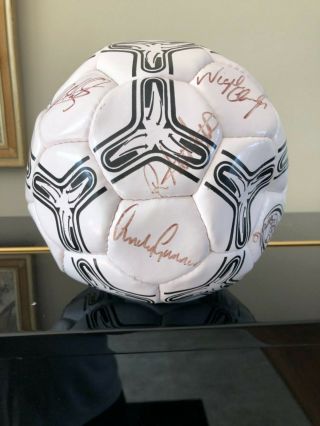 Collectible Signed Autographs Football Ball Rare English Andrew Gunner Gift