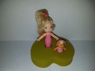Vintage Kenner Sea Weas Mermaid Dolls With Lily Pad Sandy Baby Star Brush