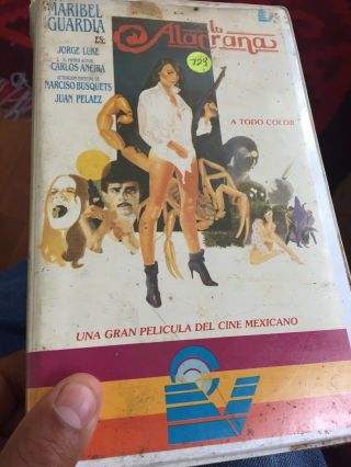 La Alacrana Vhs Maribel Guardia Very Rare Big Box Clamshell Mexican Cult Action