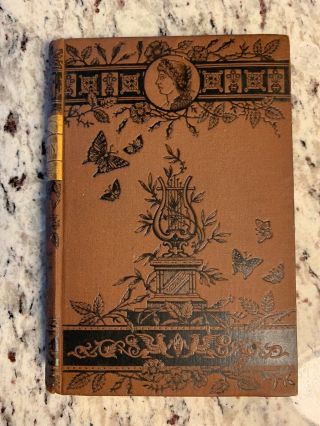 Circa 1890 Antique Poetry Book " The Poetical Of James Thomson "