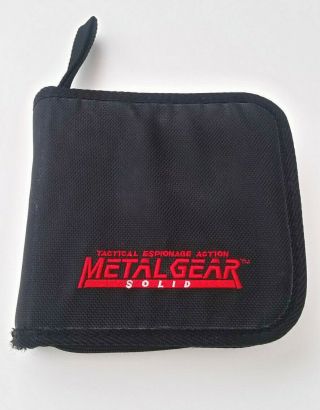 Metal Gear Solid 1 Konami Rare Promotional Item Cd/dvd/disc Holder (1998)