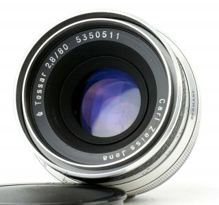 Carl Zeiss Jena Lens Tessar 2.  8/80 80mm F/2.  8 P6 Pentacon Six P - Six Rare