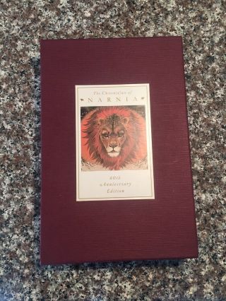 C.  S.  Lewis - The Chronicles Of Narnia - 60th Anniversary Edition - Rare