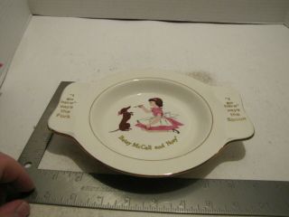 Vintage Betsy Mccall & Nosy Porcelain Plate Holmes & Edwards Homer Laughlin