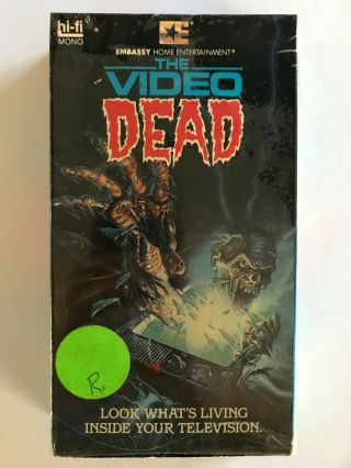 The Video Dead Vhs Rare Horror