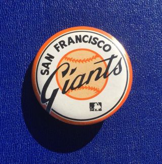 1969 - 71 San Francisco Giants Pinback Button 1 3/4” Rare