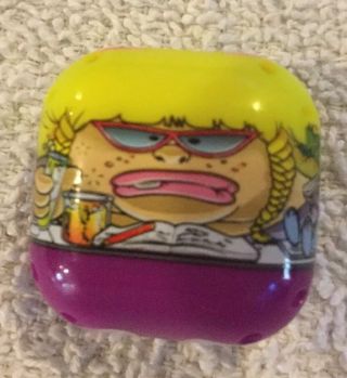 Mighty Beanz Rare Square Science Nerd Bean 374 - Hard To Find -
