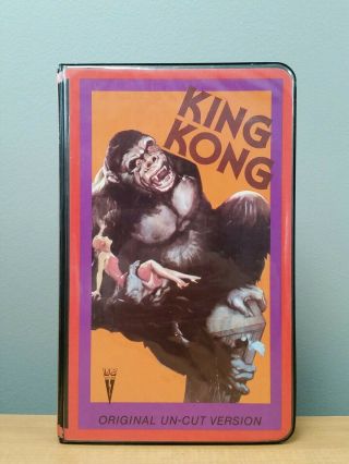 King Kong Vhs Rare Horror King Of Video Big Box Clamshell Old Release