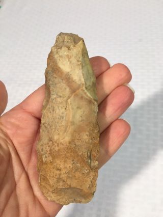 African Paleolithic Neolithic Hand AXE KNIFE BLADE STONE FLINT Artifact 28 2