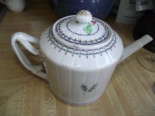 Antique 18th Century Chinese Teapot Export American Market Restored 3