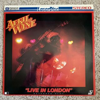 April Wine - Live In London Laserdisc - Rare Music