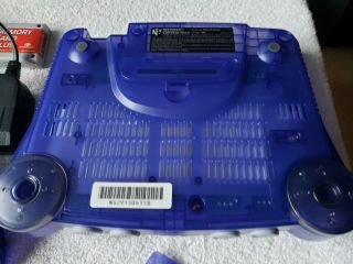 Rare Funtastic Nintendo 64 Grape Purple Console N64 3