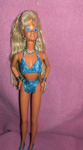 Vintage Barbie Doll Mattel 1966 Malaysia Bent Arms Twist N Turn Waist