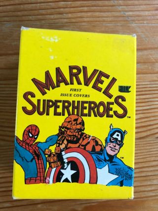Marvel Superheroes First Issue Covers Trading Card Set 1984 Rare Nm