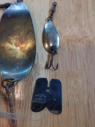 Vintage Pflueger whoopee Lure And Muskie Spoon 3