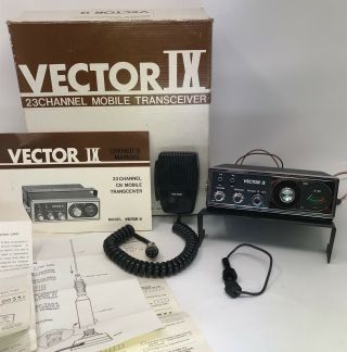 Rare Vector Cb Radio Service Mobile Transceiver Model Vector Ix Japan