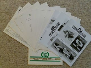 1989 Porsche Quaker State Indy Car Press Kit Rare Awesome L@@k