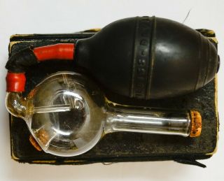 Antique Devilbiss Asthma Nebulizer Lab Glass Inhaler Atomizer Medical Vtg