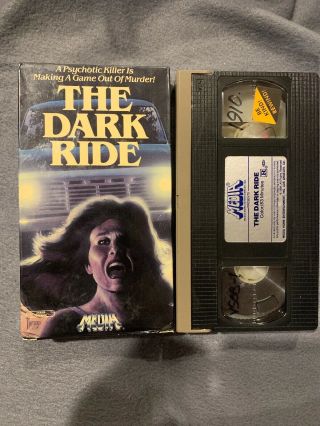 The Dark Ride Vhs Media Home 1984 Horror Thriller Rare Oop Susan Sullivan